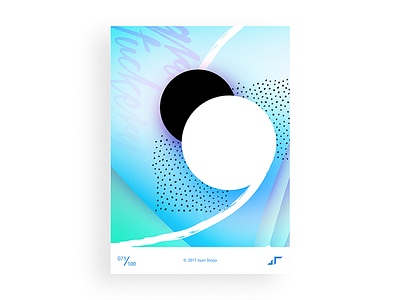 Poster Day #071 challenge circle colors design gradient minimal modern poster posterchallenge
