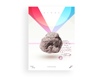 Poster Day #074 challenge colors design minimal modern poster posterchallenge rock secret