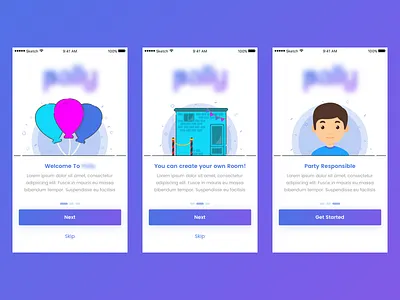 App Onboarding Screen apps boarding debut design dribbble mobile shot ui uiux user experience user interface ux