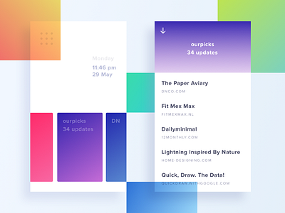 Muzli App Concept app article book gallery inspiration muzli read redesign