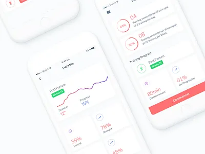 Health Tracking App health ios app stats tracking