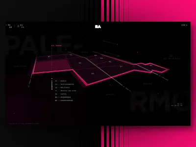 Palermo Underground Map art direction ui ux