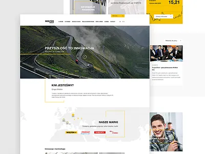 Wielton - corporate website corporate design landing page onepage semitrailers trailers ui ui design ux design uxui web design website design wielton