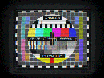 TV-no signal.就是个玩嘛