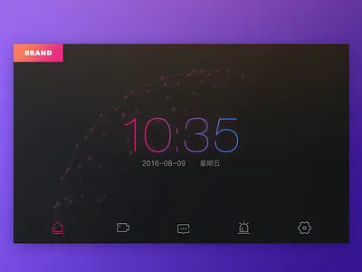 Emergency alarm PAD app pad，hikvision ui design