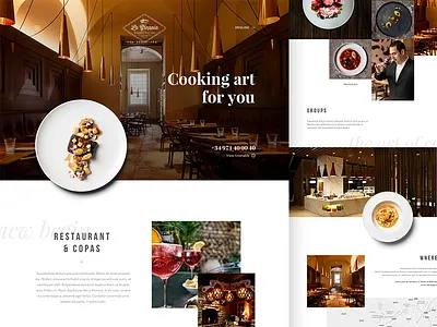 Restaurant restaurant ui ux web design