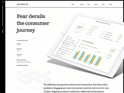 Wordstream Case Study casestudy design ui ux