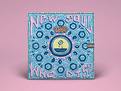 Album Cover - BaejaVu album album cover flower handtype illustration mandala music