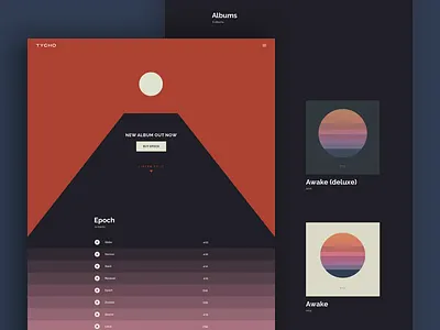 Tycho website concept album artist epoch music tycho website