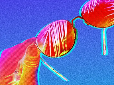 Always Need art direction editorial manipulation miami neon photo spring summer sun sunglasses