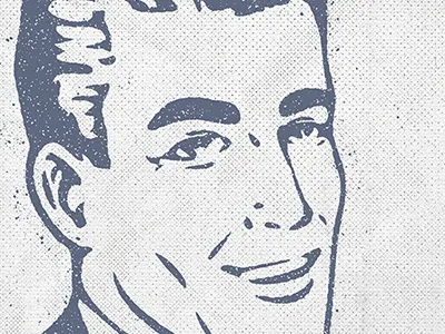 Retro man retro vintage