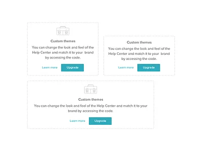 In-product widgets in product product design ui upsell widgets