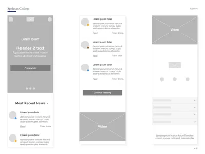 Spelman College 1st Round college content hbcu ui ux