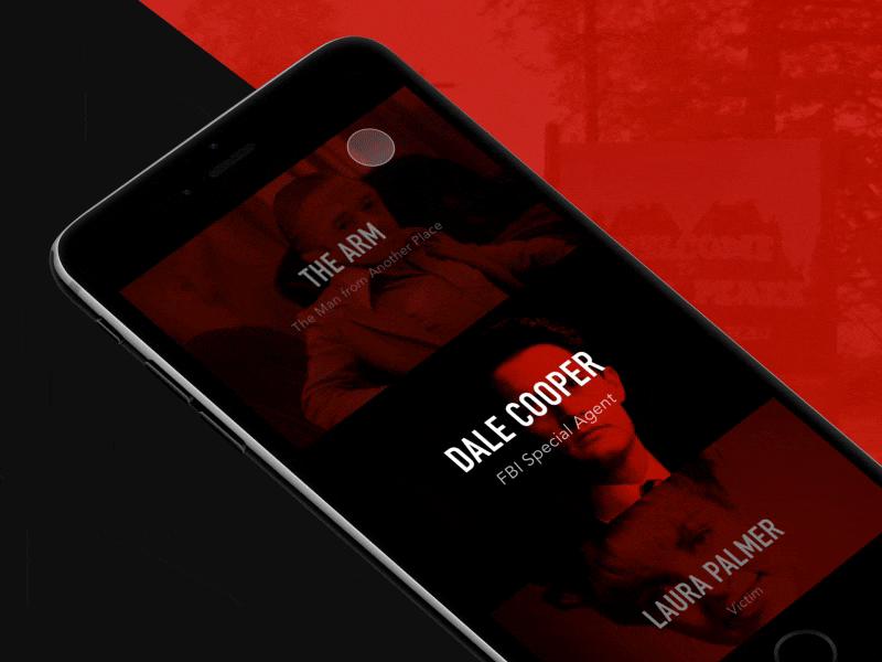 Twin Peaks Animation Concept animation app concept inspiration interaction peaks principle sketch twin twinpeaks