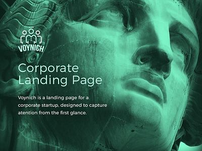 Voynich - Corporate Muse Template busines website landing page muse app muse templates