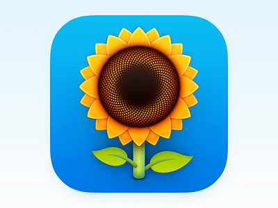 Pflanzomat Icon app icon bigsur big sur flower icon ios icon iphone icon mac icon macos icon osx icon pflanzomat realistic sandor skeu skeuomorph skeuomorphism sun flower sunflower ui icon user interface icon ux icon
