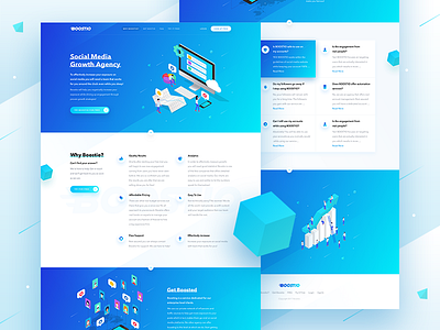 Product MainPage agency facebook followers instagram landing promo promote service social media