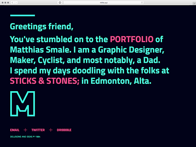 Portfolio Site Landing Page html portfolio ui ux website