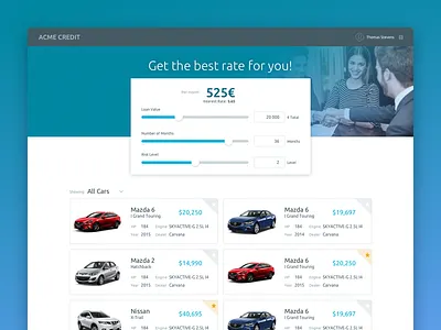 Loan Simulator banking car credit finance loan outsystems simulator transformation