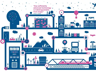 CDMon illustration vectorial vynil wall