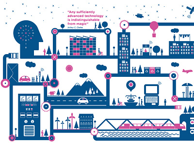 CDMon illustration vectorial vynil wall