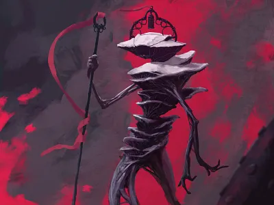 Fungal Bellringer bell digital painting fungus illustration