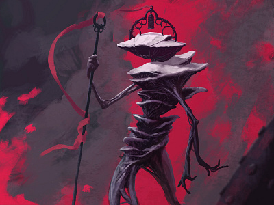 Fungal Bellringer bell digital painting fungus illustration