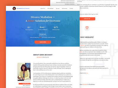 Mediation Site divorce mediation orange county single page web website