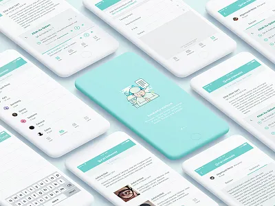 Qur'an ID Project - Quran Streaming App android audio flat design ios onboarding streaming ui user experience user interface ux