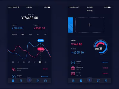 Financial App -Balance financial