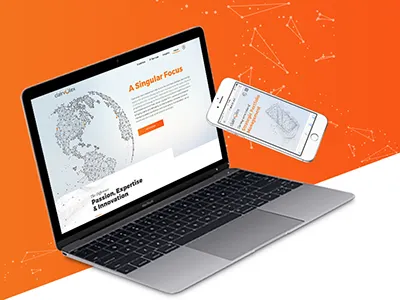 Clairvolex Website brand corporate design digital grid layout logo print responsive website