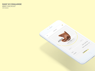 002 Daily UI Challenge Checkout app checkout dailyui ui design ux