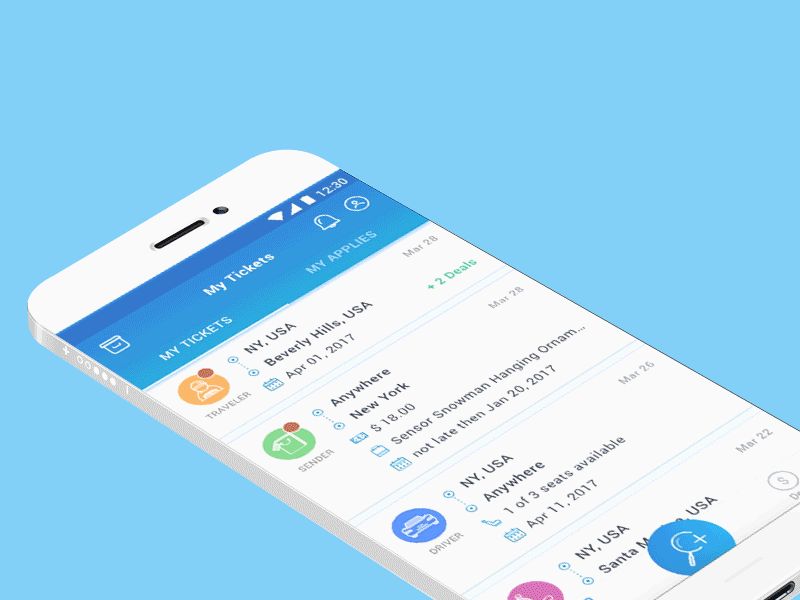 New animation for upcoming application android animation app card color delivery form icons many material ride slider