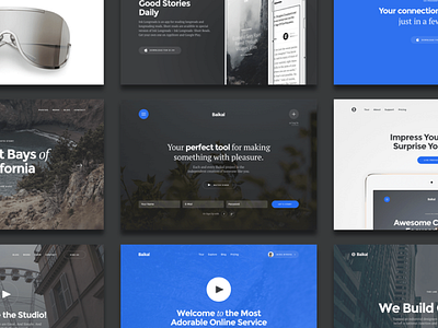 Baikal Startup UI Kit baikal bundle ink kit mobile mockups offer sale stack ui kit web wireframe