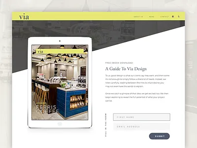 Landing Pages interior design landing page resources web