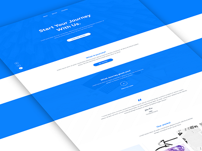 Journey Landing Page free psd landing page simple single landing page uiux uix web web design wordpress