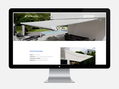 My Sun Shades - Product Page ui ux web design