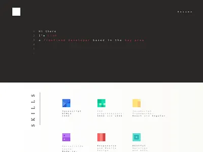Portfolio Design front end portfolio