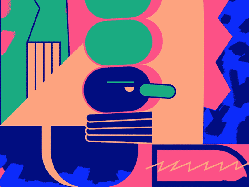 Palm 01 abstract animation character design illustration