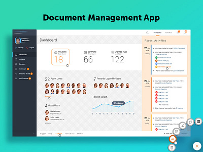Document Management App document management app document solutions innofied web app