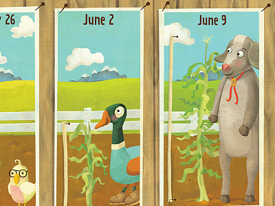 The Amazing Seed animal illustration childrens books early learning educational illustration educational publishing farm animals farming kidlitart math education measurement