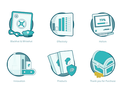 Appsec Illustrations computer flat illustration machine money pc product security treasure ui ux website