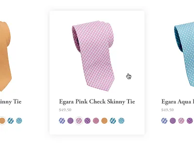 Men's Wearhouse Product Tiles | Concept clothing ecommerce mens wearhouse products retail ties tiles ui