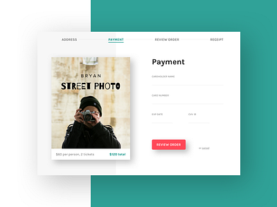 Daily UI #002 - Credit Card Checkout airbnb checkout credit card daily ui ui ux