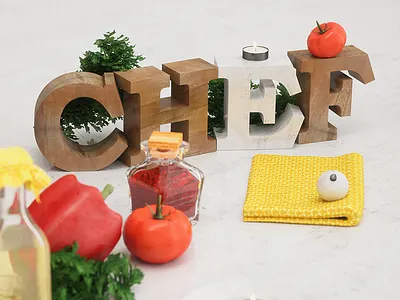 Chef table viz 3d 3dsmax corona fstorm vray