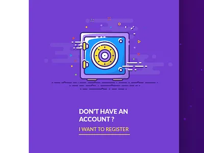 Cross.Promo - Login illustration design illustration lock login safe