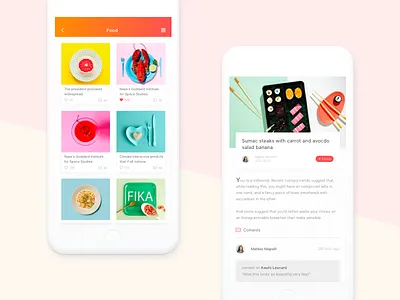 Food3 color food ui ux