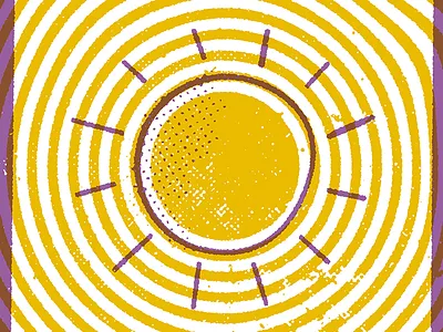 Sofar Sunny gig poster music sun theres a full version attached true grit texture