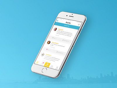 Auctio App Feed auctio app ios app mobile app mobile ui mobile ux ui user experience uxui