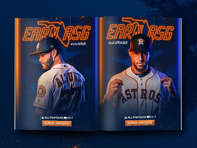 Astros GAMEDAY Magazine: All-Star Game Player Profiles all star altuva asg astros baseball correa houston mlb sports springer